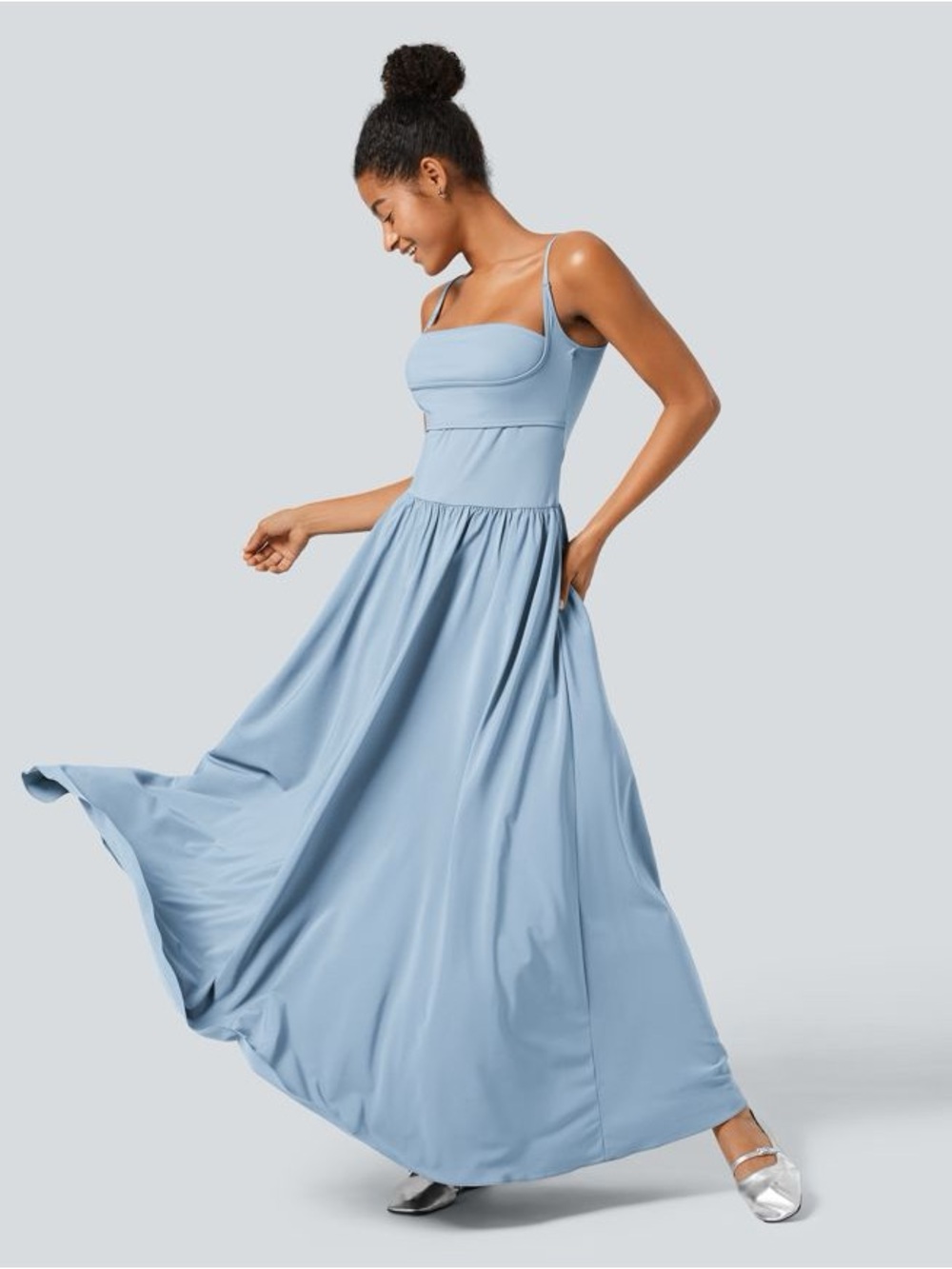 Halara Breezeful Maxi Dress Size M